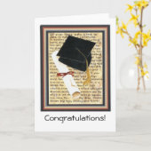 Carte de diplôme (Fleur jaune)