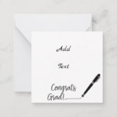 Carte de diplôme (Dos)