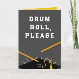 Carte de diplôme amusante