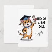 Carte de diplôme amusante pour les enfants - Enfan (Devant / Derrière)