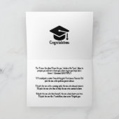 Carte de diplôme chrétien pour soeur (Intérieur)