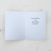Carte de diplôme Congrats customisée, classique (Intérieur)