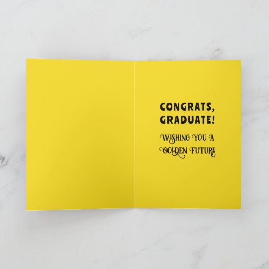 Carte de diplôme créative (Intérieur)