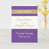 Carte de diplôme de baccalauréat sur mesure (Fleur jaune)