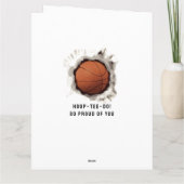 Carte de diplôme de basket-ball (Dos)