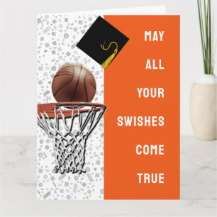 Carte de diplôme de basket-ball