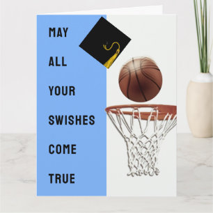 Carte de diplôme de basket-ball