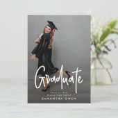 Carte de diplôme de fin d'études (Debout devant)