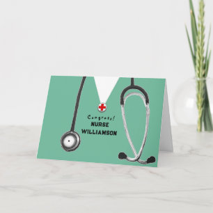 Carte de diplôme de l'école de soins infirmiers
