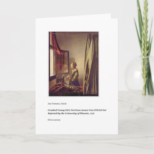 CARTE DE DIPLÔME DE L'UNIVERSITÉ DE PHOENIX (Devant)