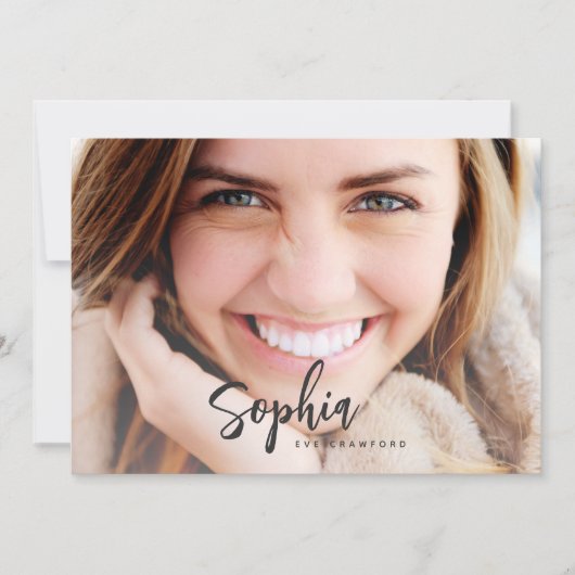 CARTE DE DIPLÔME DE NOM DE SCRIPT (Devant)