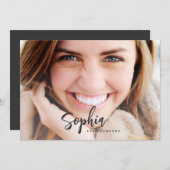 CARTE DE DIPLÔME DE NOM DE SCRIPT (Devant / Derrière)