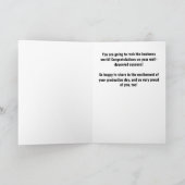 Carte de diplôme d'entreprise MBA (Intérieur)