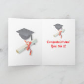 Carte de diplôme en olive (Intérieur)
