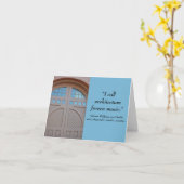 Carte de diplôme Geothe Quote Architecture (Fleur jaune)