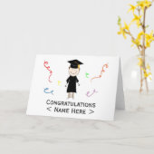 Carte de diplôme personnalisée (Fleur jaune)