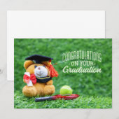 Carte de diplôme pour joueur de tennis (Devant / Derrière)