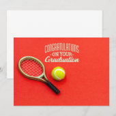 Carte de diplôme pour joueur de tennis (Devant / Derrière)