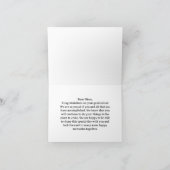 carte de diplôme pour nièce (Intérieur)