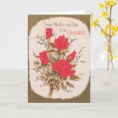 Carte de diplôme vintage (Fleur jaune)