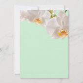 Carte de direction 3,5 x 6 Vert et orchidée (Dos)