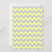 Carte de direction 3,5x6 Chevron Jaune et gris (Dos)