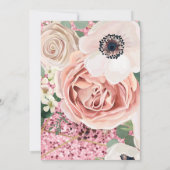 Carte de direction 3.5x6 Glitte Rose géométrique d (Dos)