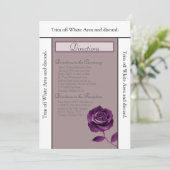 Carte de direction 3.5x6 Rose violet (Debout devant)
