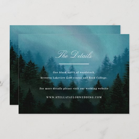 Carte de direction Aurora (Devant / Derrière)