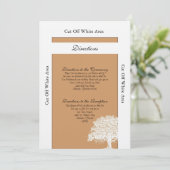 Carte de direction Brown/Mariage blanc de l'arbre  (Debout devant)