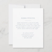 Carte de direction de noeud illustrée - Bleu (Devant)