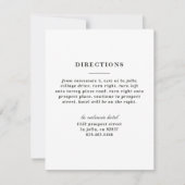 Carte de direction de noeud illustrée - Noir (Devant)