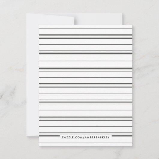 Carte de direction de noeud illustrée - Noir (Dos)