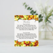 Carte de direction du Mariage du printemps (Debout devant)