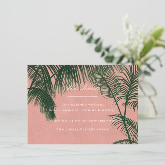 Carte de direction Palm Springs (Debout devant)