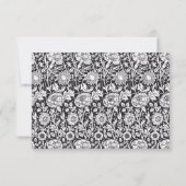 Carte de directions de mariage 'Rustic Modern We D (Dos)