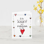 Carte de distance sociale | Penser à votre carte (Fleur jaune)