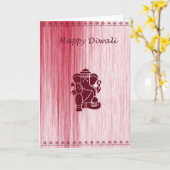 Carte de Diwali (Fleur jaune)