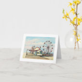 Carte de DM de Paul McGehee "ville de Luna Park - (Fleur jaune)