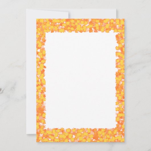 Carte de do-it-yourself de feuillage d'automne Abs (Devant)