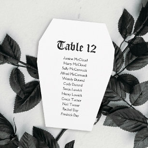 Carte de do-it-yourself Halloween Coffin Mariage