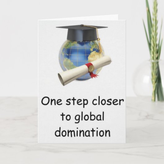 Carte de Domination globale de diplôme (Devant)
