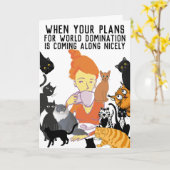 CARTE DE DOMINATION MONDIALE D'ANNIVERSAIRE POUR E (Fleur jaune)