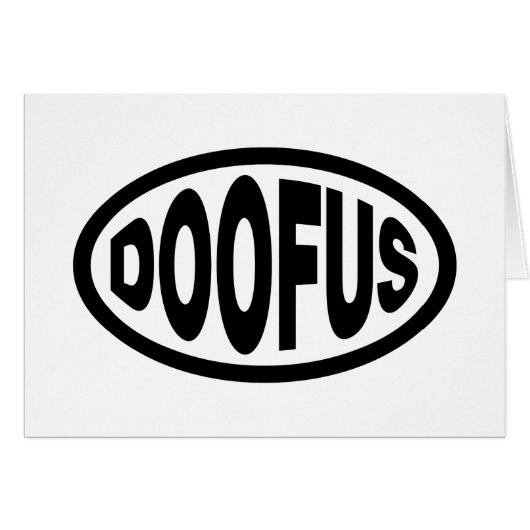 CARTE DE DOOFUS (Devant horizontal)