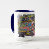 Carte de Dos Pueblos Café Mug (Devant gauche)