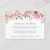 Carte de douche à écran rose mi-été (Devant)