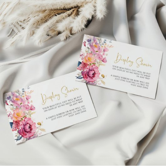 Carte de douche à écran violet Fleur sauvage