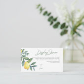 Carte de douche d'affichage, Pas d'emballage, Fête (Debout devant)