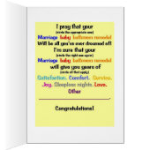 Carte de douche - humoristique (Intérieur (Droit))