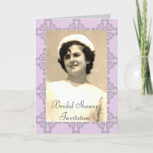 Carte de douche nuptiale